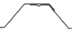 Blachotrapéz Trapézový plech T35 plus aluzinek 0,5 mm