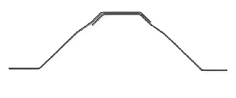 Blachotrapéz trapézový plech T50 lesk 0,7 mm