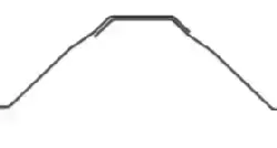 Blachotrapéz trapézový plech T50 aluzinek 0,7 mm