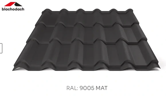 Plechová střešní krytina Hornval H3 20/350 PE MAT 0,5 mm