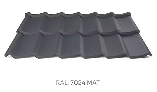 Modulová plechová střešní krytina Hornval H7 30/350 PE MAT 0,5 mm
