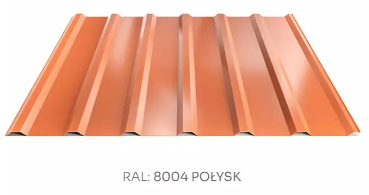 Trapézový plech Hornval T18 PLUS PE lesk 0,5 mm