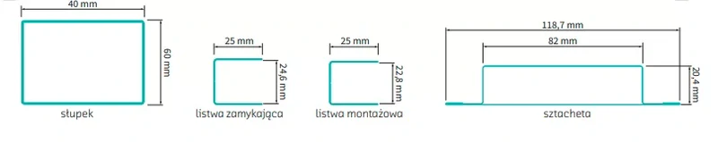 Ploty Horval - Plotový panel s lamelami  150 x 200 cm