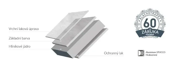 Blachotrapéz trapézový plech T18 plus hliník