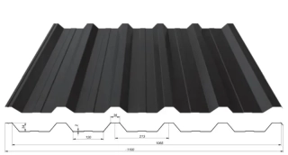 Blachotrapéz trapézový plech T35 plus PE 25 lesk