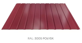 Trapézový plech Hornval T7 elevace PE lesk 0,5 mm