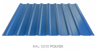 Trapézový plech Hornval E14 elevace PE lesk 0,7 mm