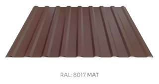 Trapézový plech Hornval T14 PE mat 0,55 mm