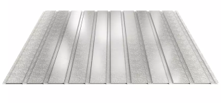 Trapézový plech Hornval T7 elevace š.1180 aluzinek 0,5 mm 1m2