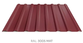 Hornval trapézový plech T18 PE mat 0,5 mm