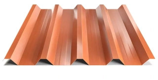 Hornval Trapézový plech T55 MAX lesk 0,55 mm