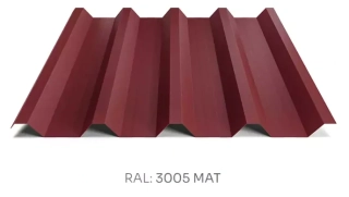 Hornval Trapézový plech T55 MAX mat 0,5 mm