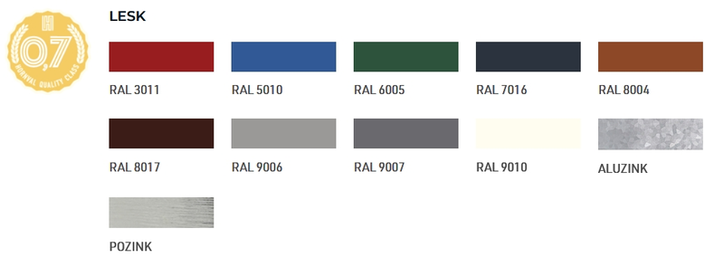 hornval trapézový plechT14