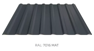 Hornval trapézový plech T18 PE mat 0,55 mm