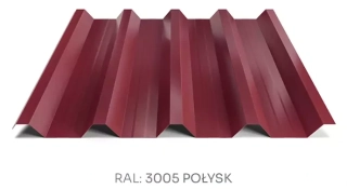 Hornval Trapézový plech T55 MAX lesk 0,5 mm