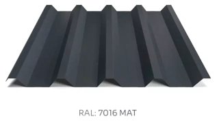 Hornval Trapézový plech T55 MAX mat 0,55 mm